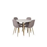 Venture Home Matgrupp Plaza med stolarna Polar