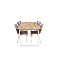 Venture Home Matgrupp Cirebon med stolarna Polar