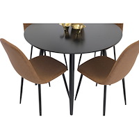 Venture Home Matgrupp Plaza med stolarna Polar