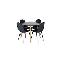 Venture Home Matgrupp Plaza med stolarna Polar