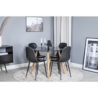 Venture Home Matgrupp Plaza med stolarna Polar
