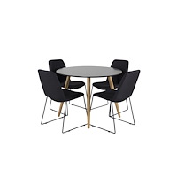 Venture Home Matgrupp Plaza med stolarna Muce