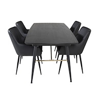 Venture Home Matgrupp Gold med stolarna Comfort