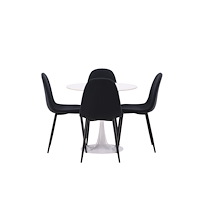 Customer Specific Matgrupp Hamden med 4 stycken stolar Polar