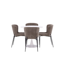 Customer Specific Matgrupp Hamden med 4 stycken stolar Modesto