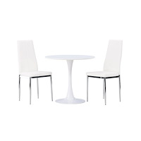 Venture Home Matgrupp Hamden med 2 stycken matstolar Pastill