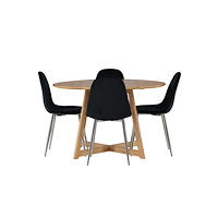 Venture Home Matgrupp Yadikon med stolarna Polar