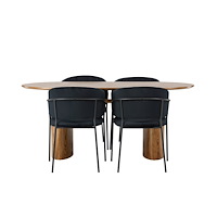 Venture Home Matgrupp Isolde med stolarna Selma