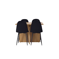 Venture Home Matgrupp Leo med stolarna Polar