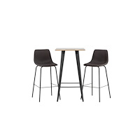 Venture Home Barset Tempe med stolarna Alexi