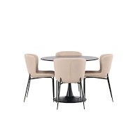 Venture Home Matgrupp Glade med 4st matstolar Modesto