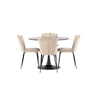 Venture Home Matgrupp Glade med 4st matstolar Limhamn