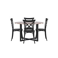 Venture Home Matgrupp Durango med 4st matstolar Crosett