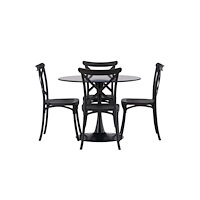Venture Home Matgrupp Glade med 4st matstolar Crosett