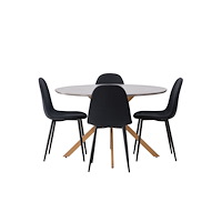 Venture Home Matbordet Piazza med stolarna Polar