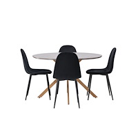 Venture Home Matbordet Piazza med stolarna Polar