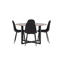 Venture Home Matgrupp Durango med 4st matstolar Polar