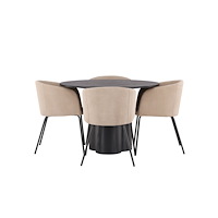 Venture Home Matgrupp Olivia med 4st matstolar Berit