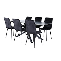 Venture Home Matgrupp Piazza med stolarna Windu