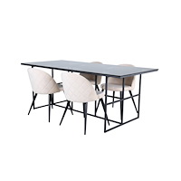 Venture Home Matgrupp Leif med stolarna Velvet