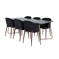 Venture Home Petra Rektangulär Matgrupp