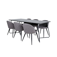 Venture Home Matgrupp Petra med stolarna Velvet