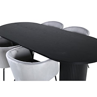 Venture Home Bianca Oval Matgrupp