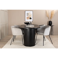Venture Home Bianca Oval Matgrupp