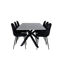 Venture Home Matgrupp Piazza med stolarna Polar