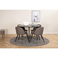 Venture Home Matgrupp Dipp med stolarna Velvet