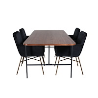 Venture Home Matgrupp Uno med stolarna Petra