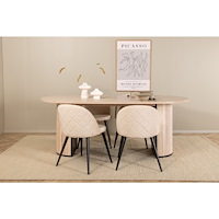 Venture Home Bianca Oval Matgrupp