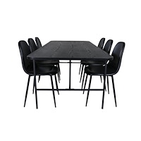 Venture Home Matgrupp Uno med stolarna Polar