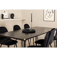 Venture Home Matgrupp Pelle med stolarna Polar