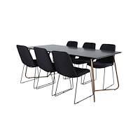 Venture Home Petra Rektangulär Matgrupp
