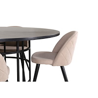 Venture Home Matgrupp Copenhagen med stolarna Velvet