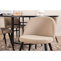 Venture Home Matgrupp Copenhagen med stolarna Velvet