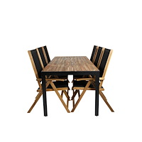 Venture Home Bois Rektangulär Matgrupp
