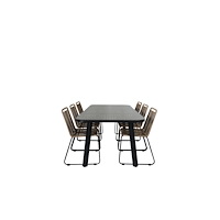 Venture Home Paola Rektangulär Matgrupp