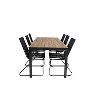 Venture Home Bois Rektangulär Matgrupp