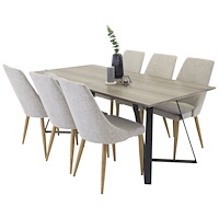 Venture Home Marina Rektangulär Matgrupp
