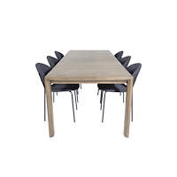 Venture Home Matgrupp Slider med stolarna Vault