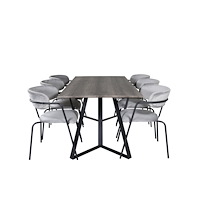 Venture Home Matgrupp Marina med stolarna Arrow