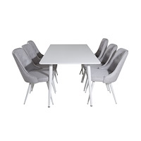 Venture Home Matgrupp Polar med stolarna Velvet Deluxe