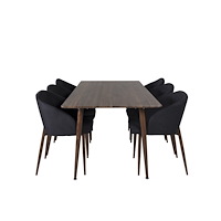 Venture Home Polar Matbord med Arch Stolarna