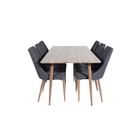 Venture Home Polar Matbord med Leone Stolarna