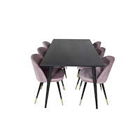 Venture Home Matgrupp Dipp med stolarna Velvet
