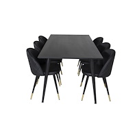 Venture Home Matgrupp Dipp med stolarna Velvet