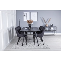Venture Home Matgrupp Sleek med stolarna Plaza