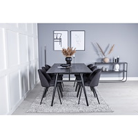 Venture Home Sleek Rektangulär Matgrupp